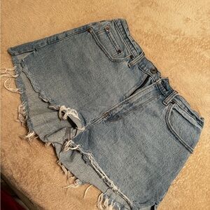 Abercrombie & Fitch Light Blue Jean Shorts